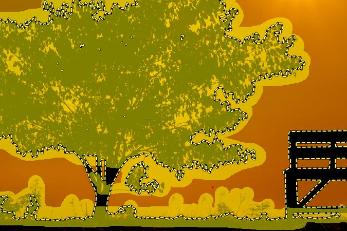 带标记的初始教程图象