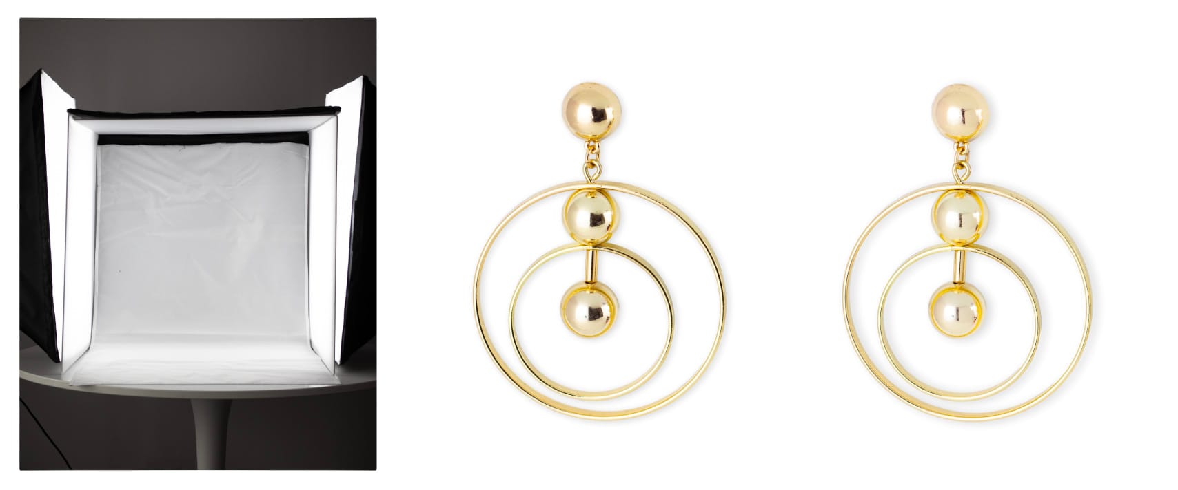 the effect of a lightbox on reflections