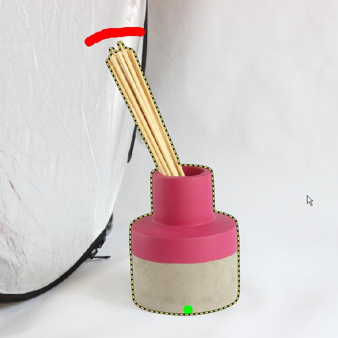 带标记的初始教程图象