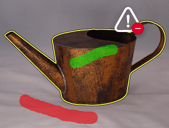 带标记的初始教程图象