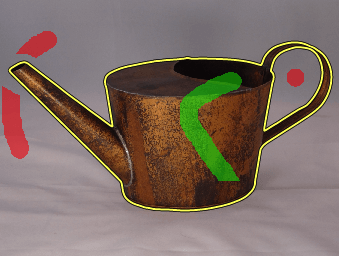 带标记的初始教程图象